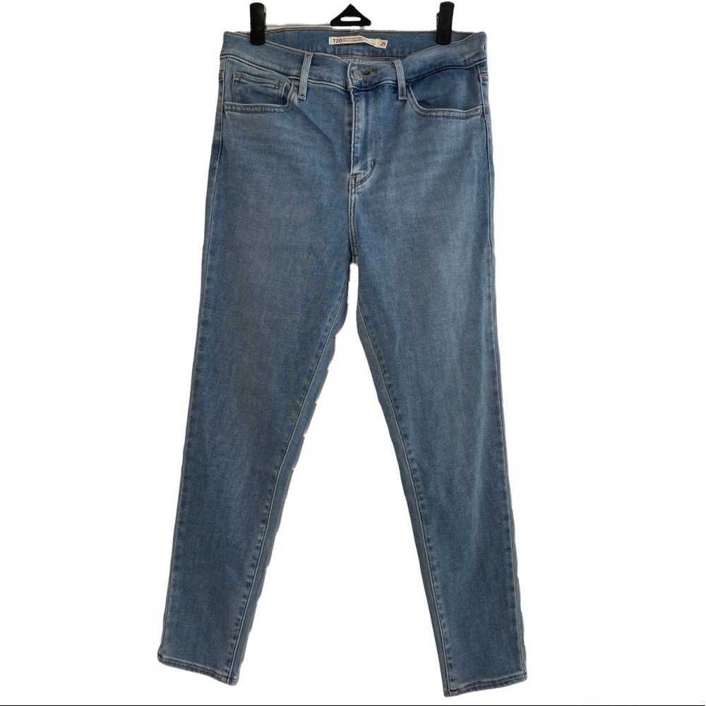 𝅺levi’s 720 High Rise Super Skinny Crop Jeans size 29